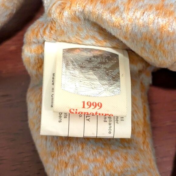 Ty 1999 Signature Bear Beanie Baby - Picture 5 of 11